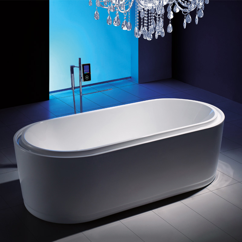 Bakterivaba mullivann Nautic Moderna II Air ülevoolurenniga