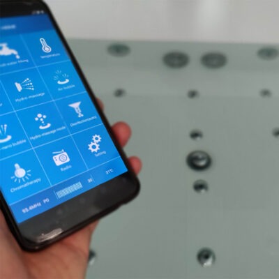 Digital Thermostatic faucet for bathtub