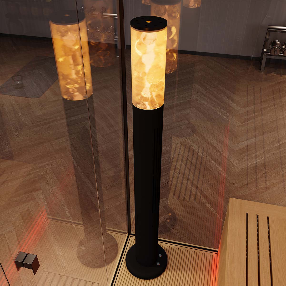 sauna salt lamp Zenitronic