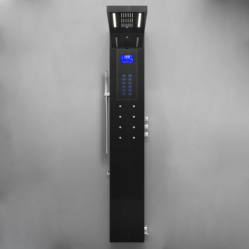 Auru- ja dušipaneel Doccitek Black_1