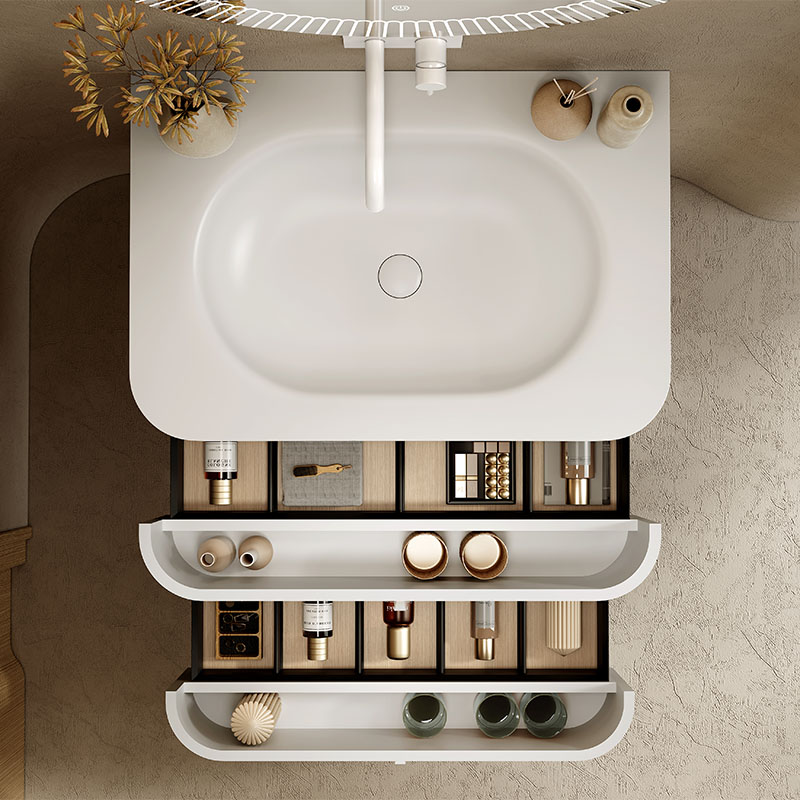 Valamukomplekt metalltasapinna ja portselanvalamugaCloverWooden5 | Santeco Koduspaa